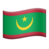 Mauritánie Apple Emoji