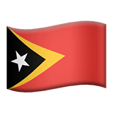 Východní Timor Apple Emoji