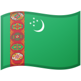 Turkmenistán Android/Google Emoji