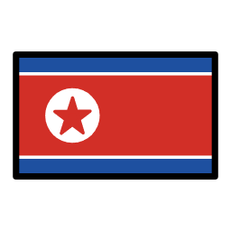Severní Korea OpenMoji Emoji