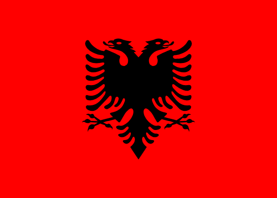 Albánská vlajka