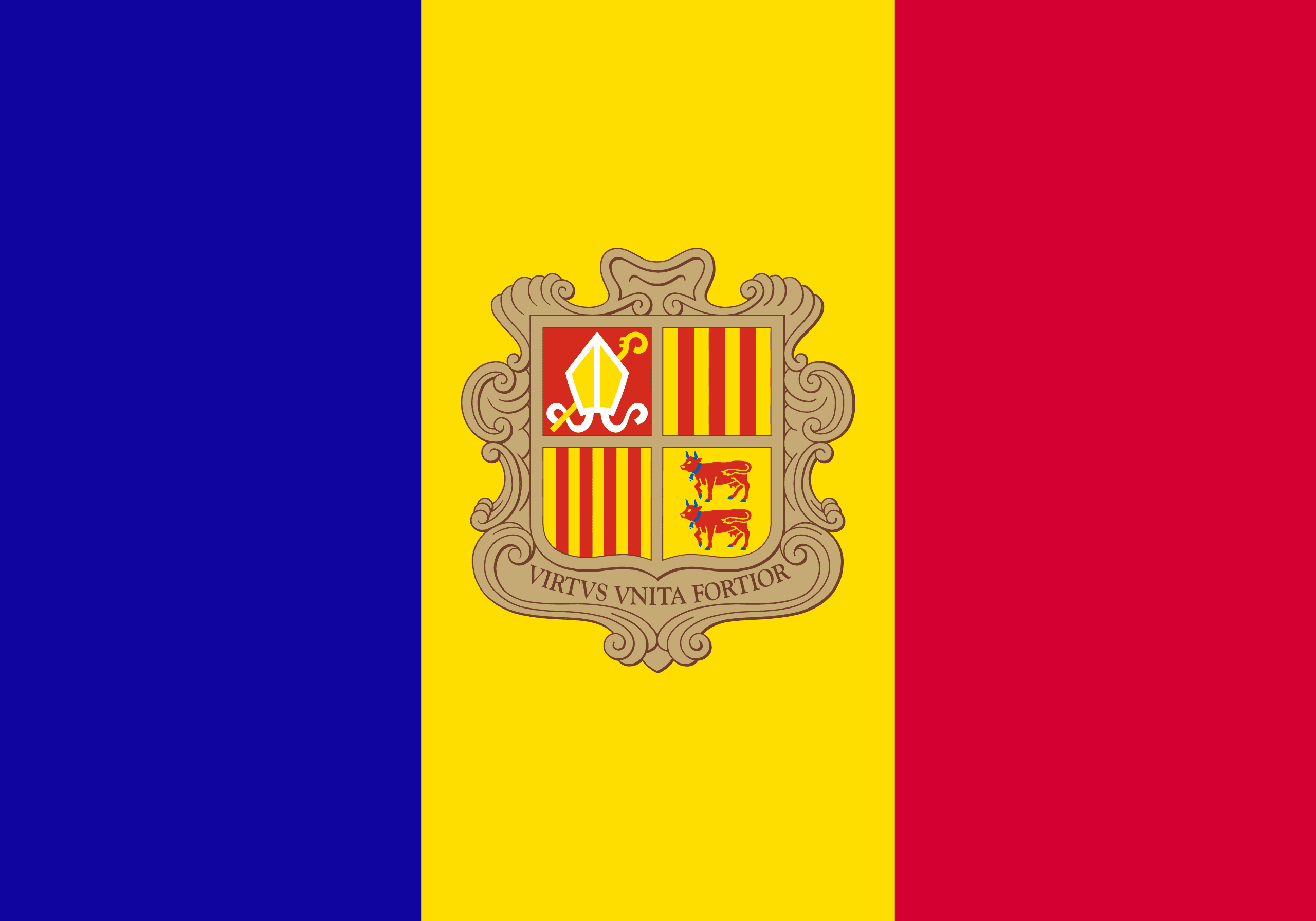 Vlajka Andorra