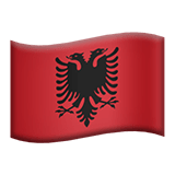 Albánie Apple Emoji