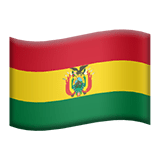 Bolívie Apple Emoji