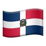 Dominikánská republika Apple Emoji