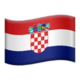 Chorvatsko Apple Emoji