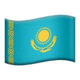 Kazachstán Apple Emoji
