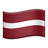 Lotyšsko Apple Emoji