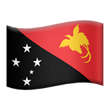 Papua-Nová Guinea Apple Emoji