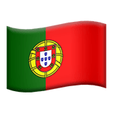 Portugalsko Apple Emoji