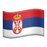 Srbsko Apple Emoji