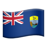 Svatá Helena, Ascension a Tristan da Cunha Apple Emoji