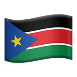 Jižní Súdán Apple Emoji