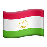 Tádžikistán Apple Emoji