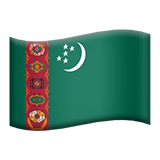 Turkmenistán Apple Emoji