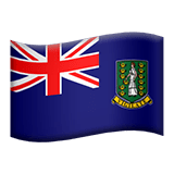 Britské Panenské ostrovy Apple Emoji