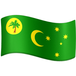 Kokosové ostrovy Facebook Emoji