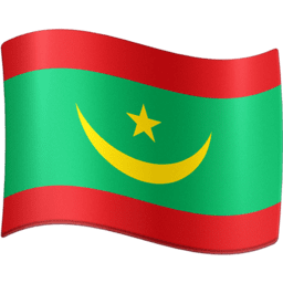 Mauritánie Facebook Emoji