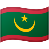 Mauritánie Android/Google Emoji