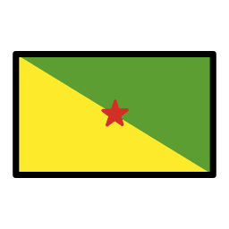 Francouzská Guyana OpenMoji Emoji