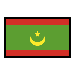 Mauritánie OpenMoji Emoji