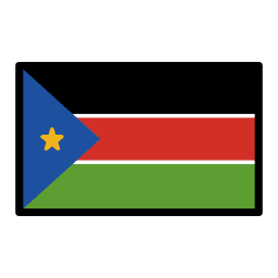 Jižní Súdán OpenMoji Emoji