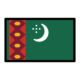 Turkmenistán OpenMoji Emoji