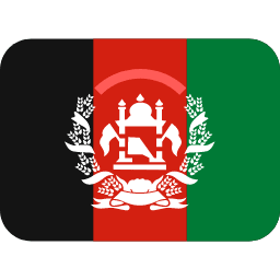 Afghánistán Twitter Emoji