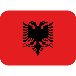 Albánie Twitter Emoji