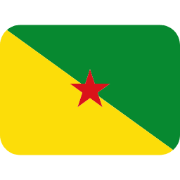 Francouzská Guyana Twitter Emoji
