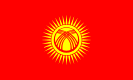 Vlajka Kyrgyzstánu