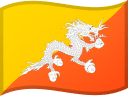 Bhútánská vlajka