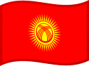 Vlajka Kyrgyzstánu