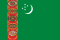 Turkmenská vlajka