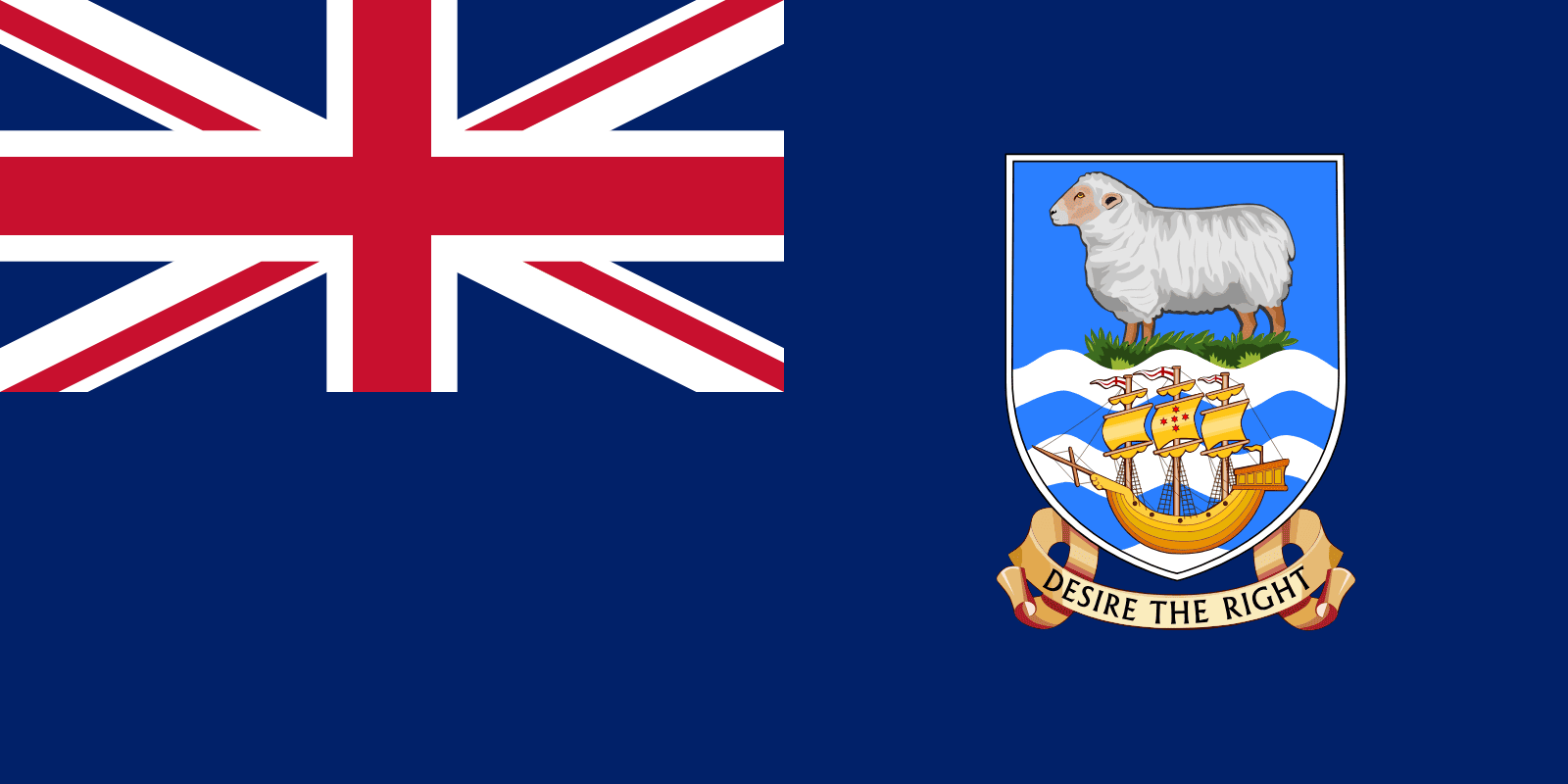 Falklandská vlajka | Statnivlajky.cz