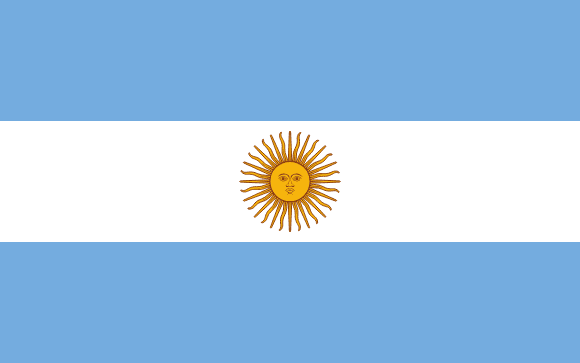 Vlajka: Argentina