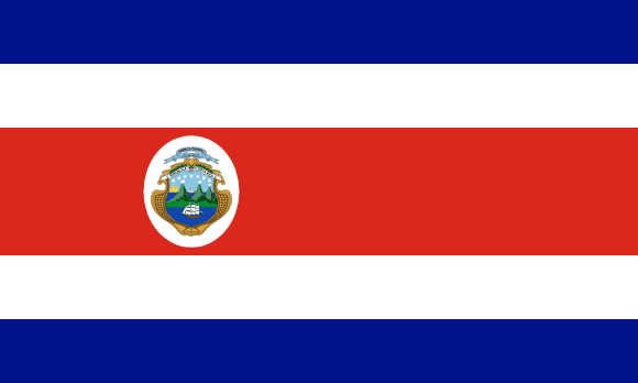 Vlajka: Kostarika
