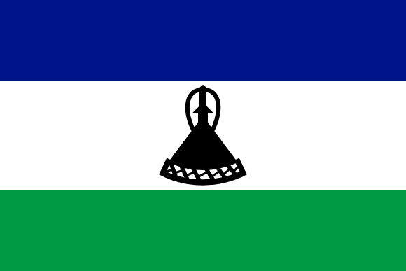 Vlajka: Lesotho