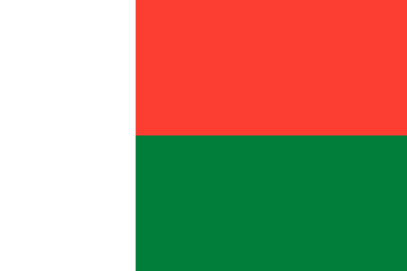 Madagaskarská vlajka