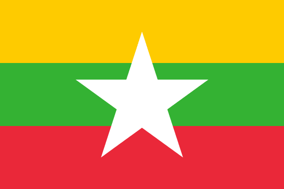 Vlajka: Barma (Myanmar)