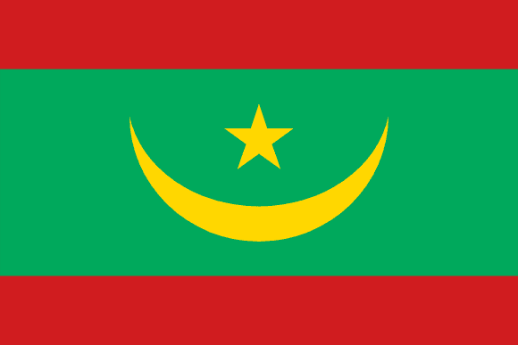 Vlajka: Mauritánie