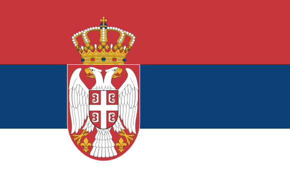 Vlajka: Srbsko