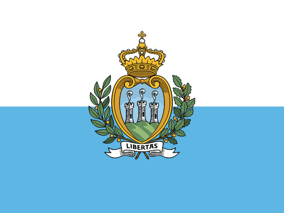 Vlajka: San Marino