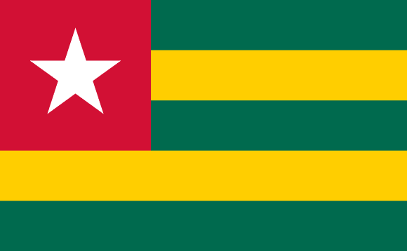 Vlajka: Togo