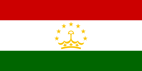 Vlajka: Tádžikistán