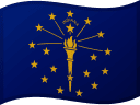 Vlajka státu Indiana