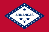 Vlajka státu Arkansas