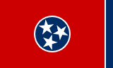 Vlajka státu Tennessee