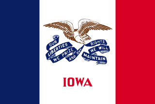 Vlajka státu Iowa