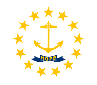 Vlajka státu Rhode Island